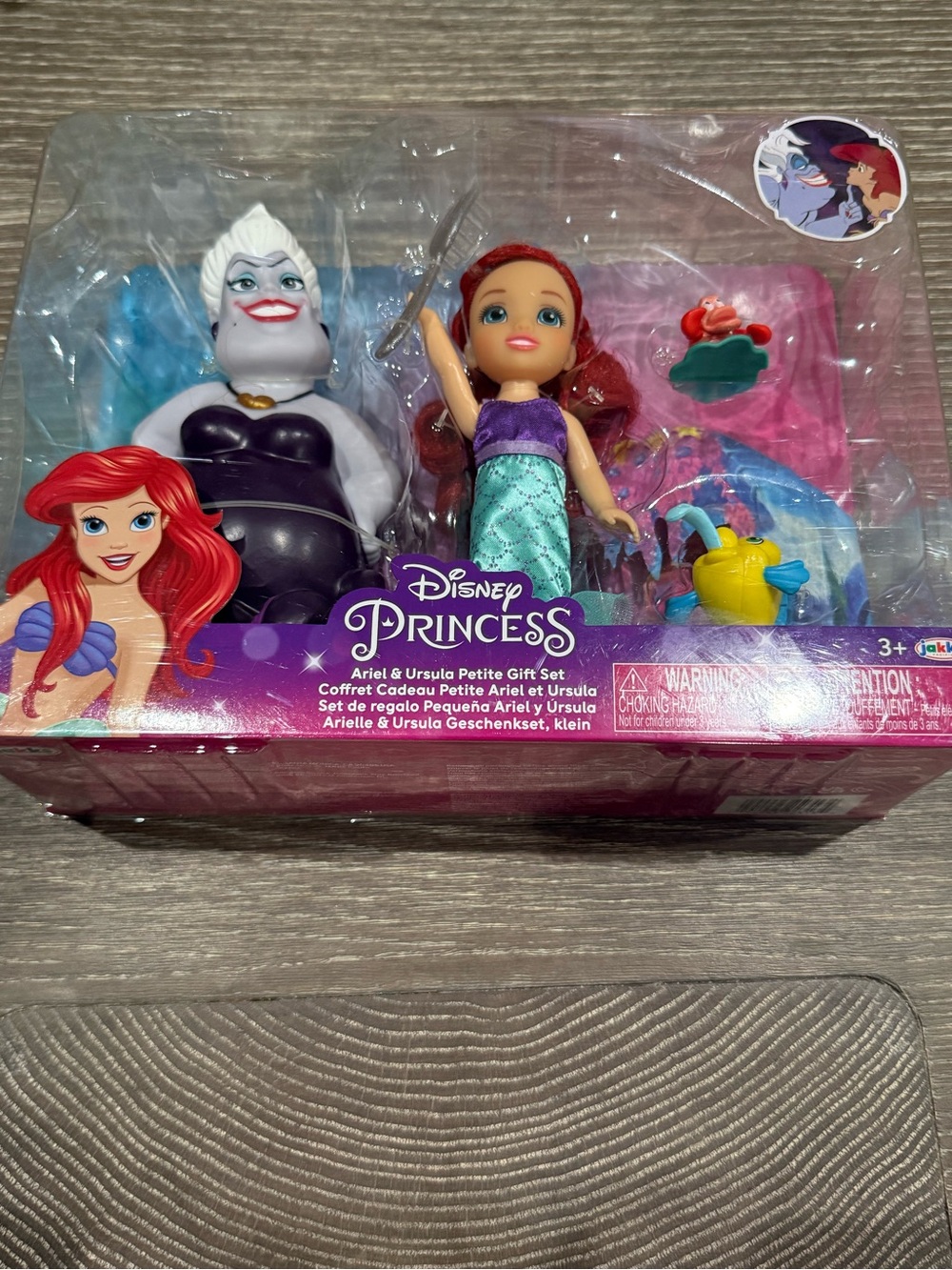NWT Disney Ariel & Ursula Petite Playset